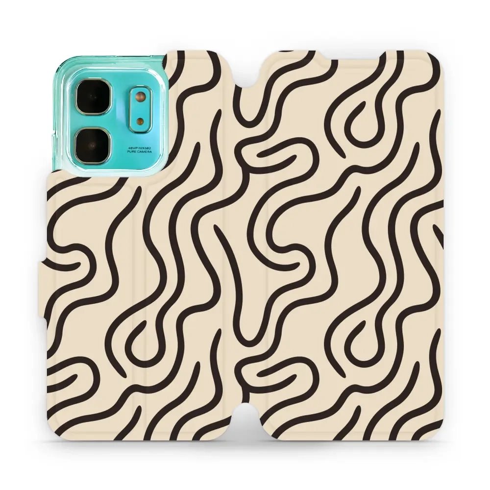 Flipové pouzdro Mobiwear - Infinix HOT 50i - VA60S Linky