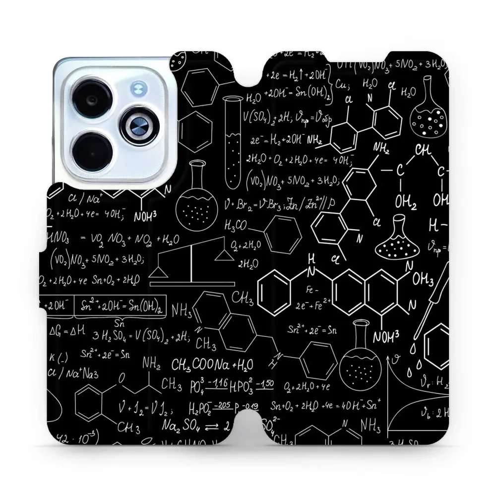 Flipové pouzdro Mobiwear - Infinix HOT 40i - V060P Vzorečky