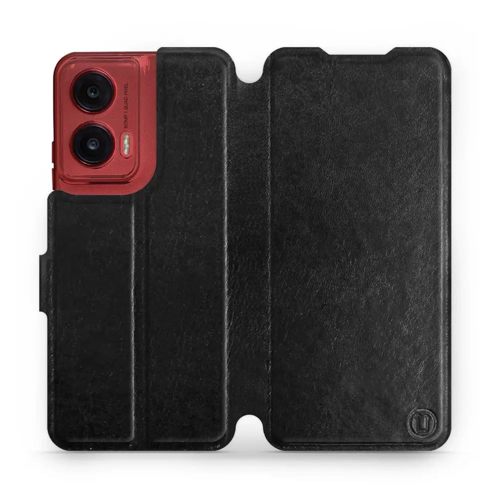 Flipové pouzdro Mobiwear - Motorola Moto G35 5G - Černé a šedé