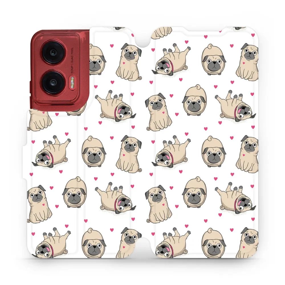 Flipové pouzdro Mobiwear - Motorola Moto G35 5G - M097P Mopsíci