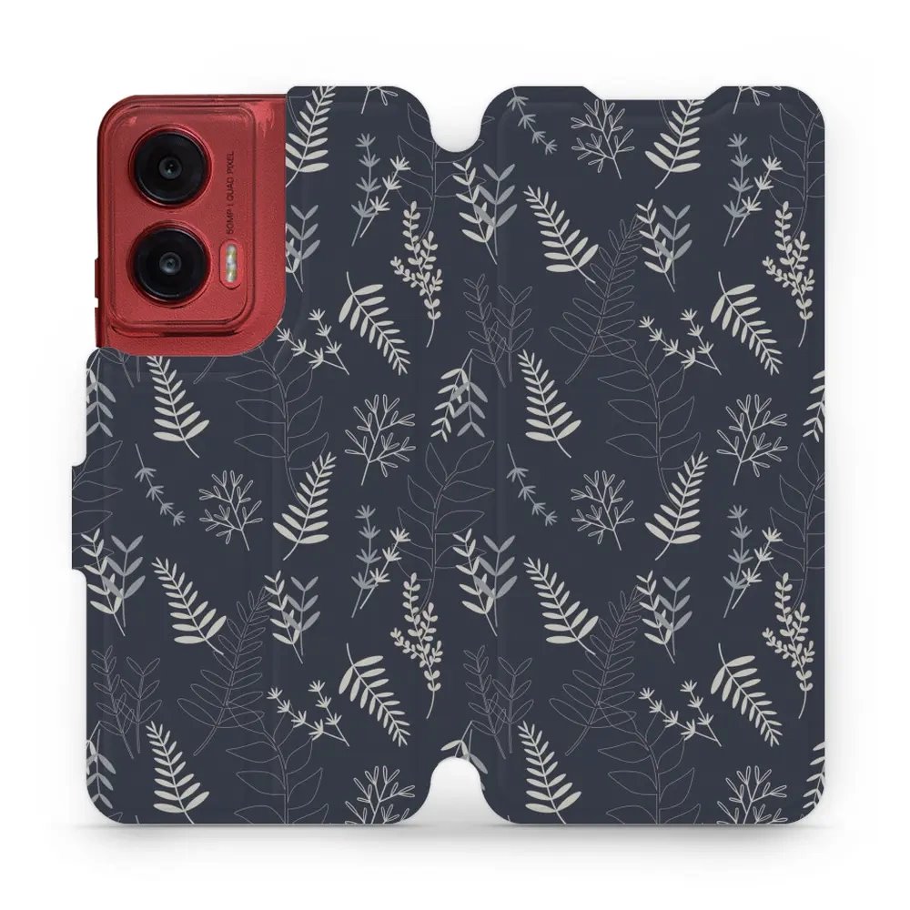 Flipové pouzdro Mobiwear - Motorola Moto G35 5G - VP15S Kapradiny