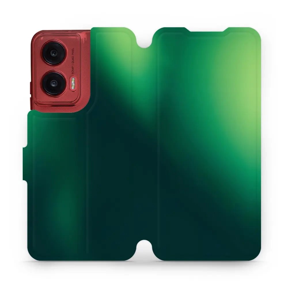 Flipové pouzdro Mobiwear - Motorola Moto G35 5G - VP61S Zelený odstín