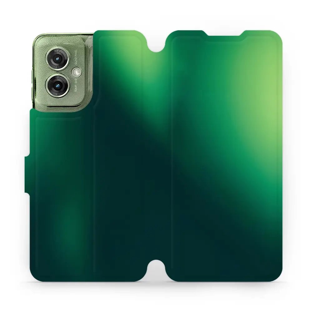 Flipové pouzdro Mobiwear - Motorola Moto G55 5G - VP61S Zelený odstín