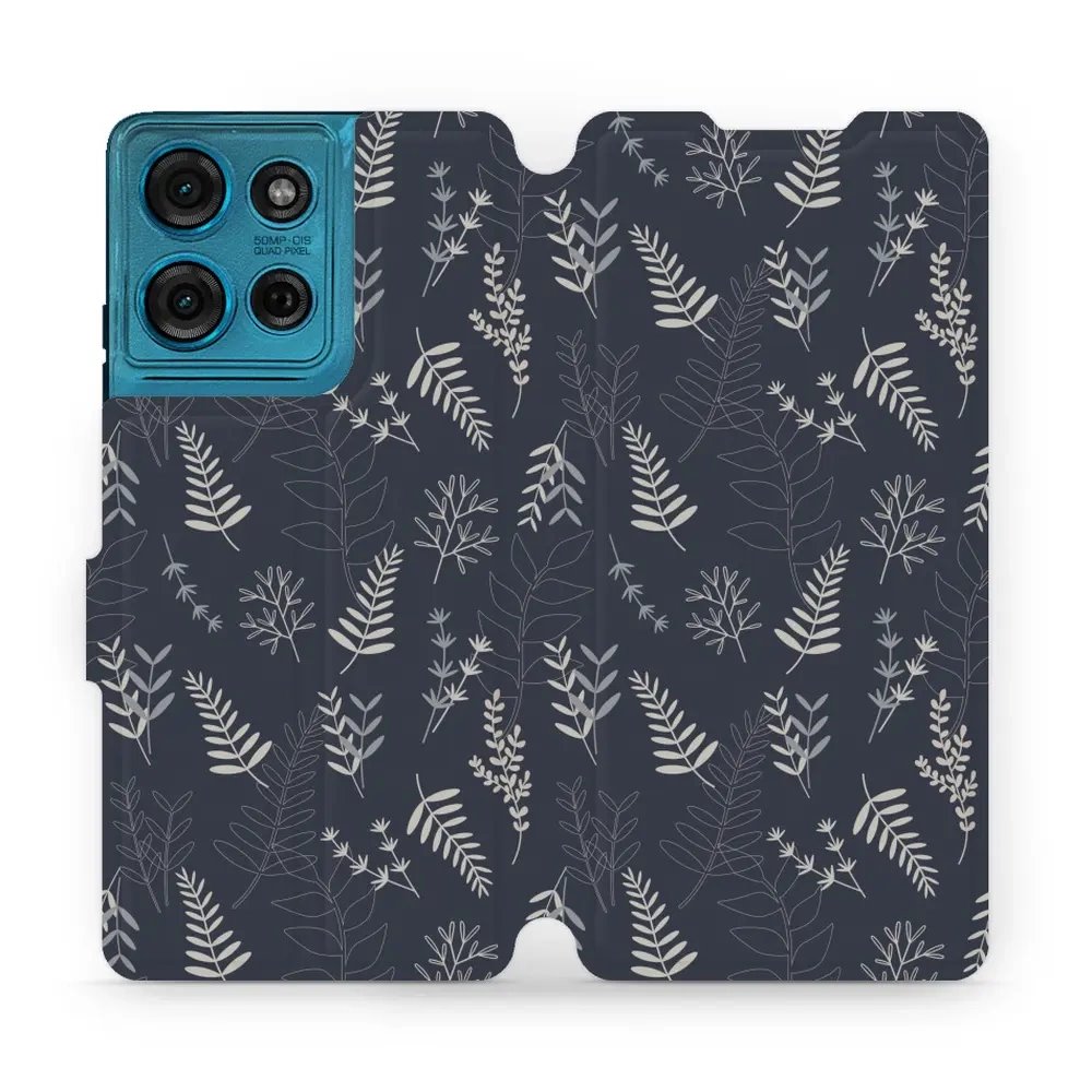 Flipové pouzdro Mobiwear - Motorola Moto G75 5G - VP15S Kapradiny
