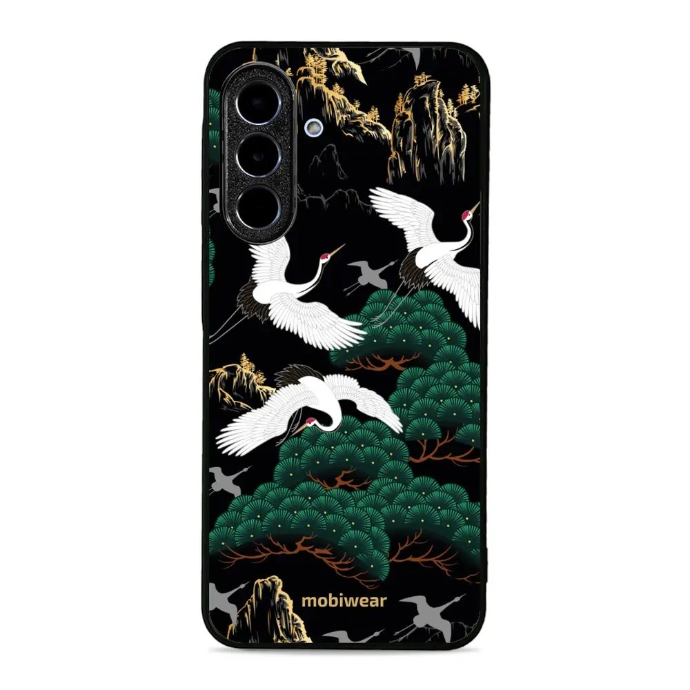 Lesklý kryt Mobiwear Glossy - Samsung Galaxy A36 5G - G042G - Jeřábi
