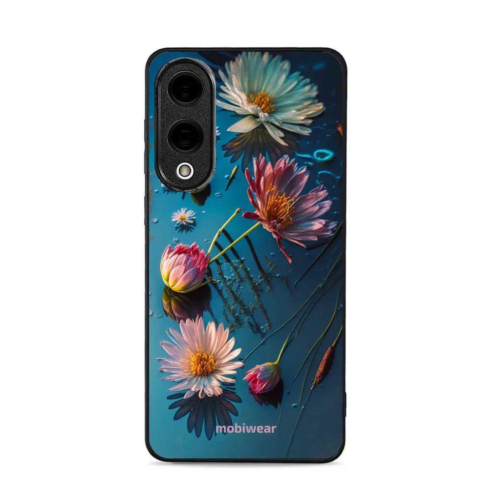 Lesklý kryt Mobiwear Glossy - Samsung Galaxy S25 Edge - G013G Květy na hladině