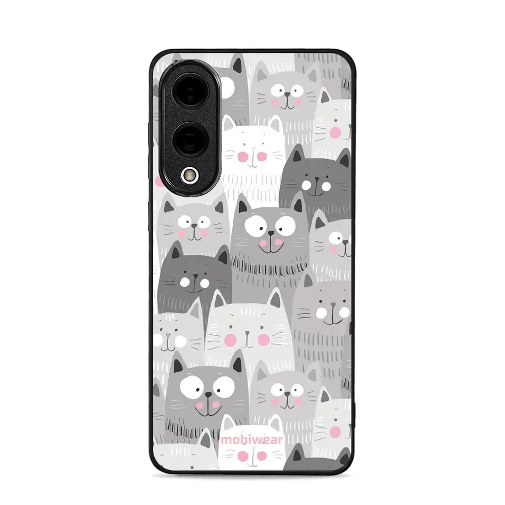 Lesklý kryt Mobiwear Glossy - Samsung Galaxy S25 Edge - G045G - Kočičky