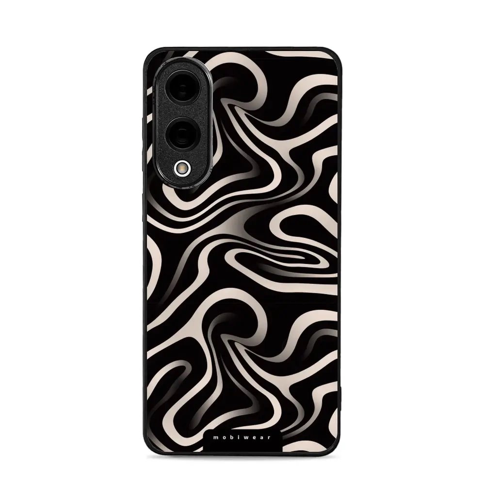 Lesklý kryt Mobiwear Glossy - Samsung Galaxy S25 Edge - GA63G Vlnky a linky