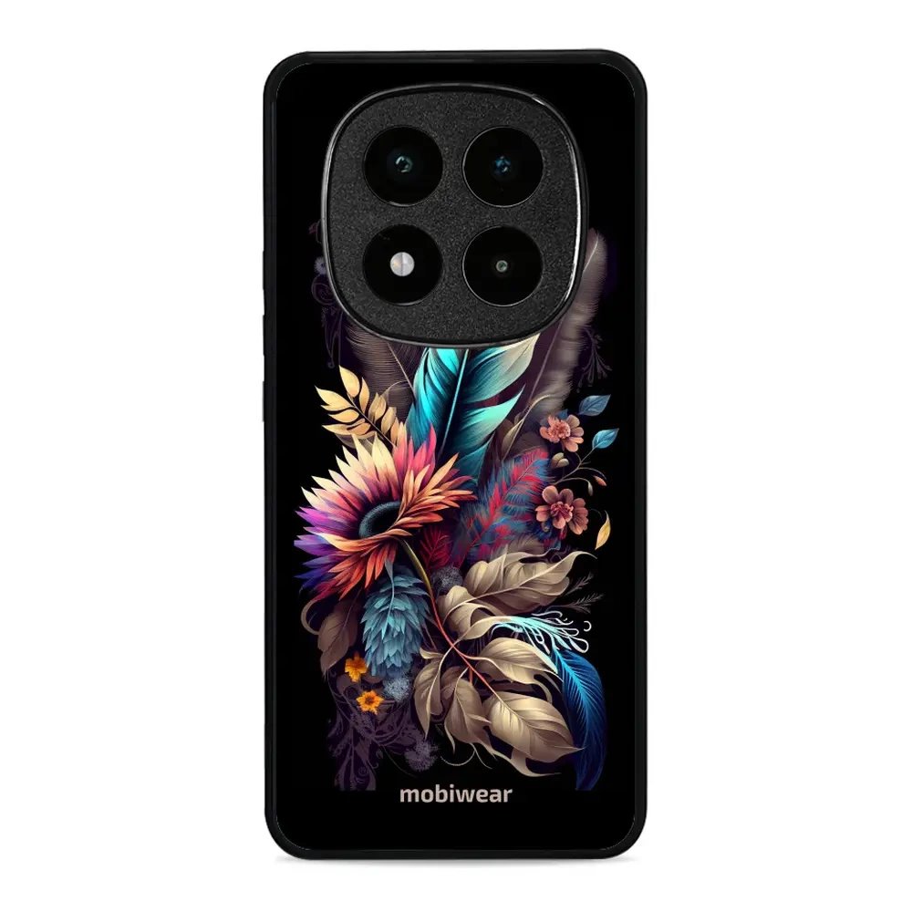 Lesklý kryt Mobiwear Glossy - Xiaomi Poco X7 - G011G Kytice s pírkem