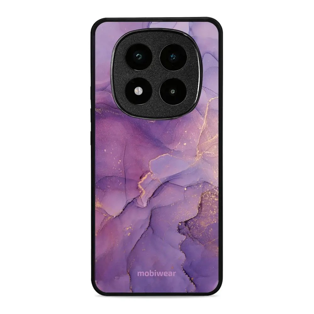 Lesklý kryt Mobiwear Glossy - Xiaomi Poco X7 - G050G - Fialový mramor - VÝPRODEJ