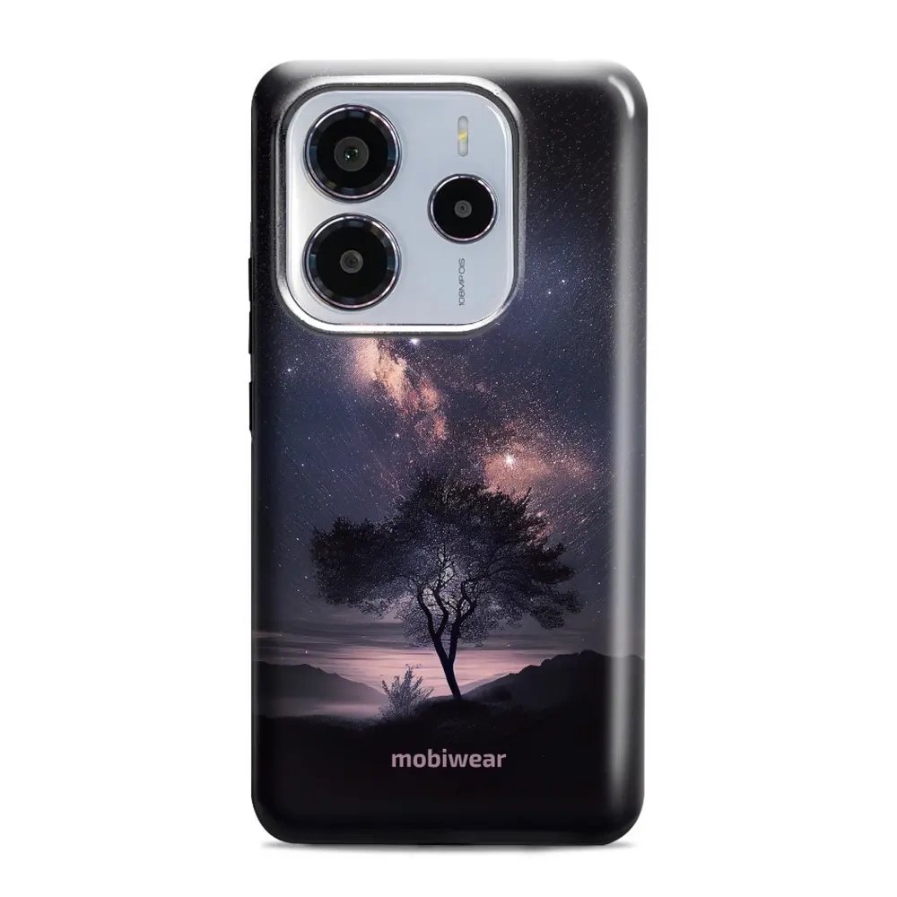 Odolný obal Mobiwear Elite Pro - Xiaomi Redmi Note 14 5G - E005E Strom s galaxií