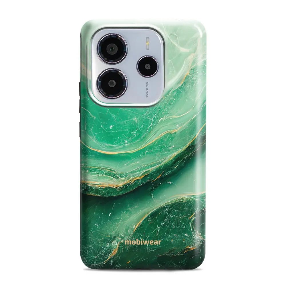 Odolný obal Mobiwear Elite Pro - Xiaomi Redmi Note 14 5G - EP38E Zelený mramor