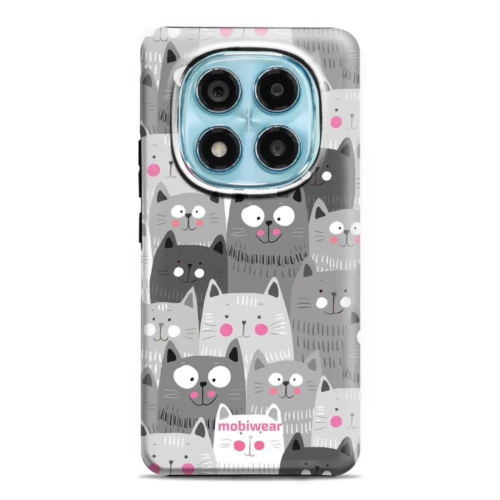 Odolný obal Mobiwear Elite Pro - Xiaomi Redmi Note 14 Pro 5G - E099E Kočičky