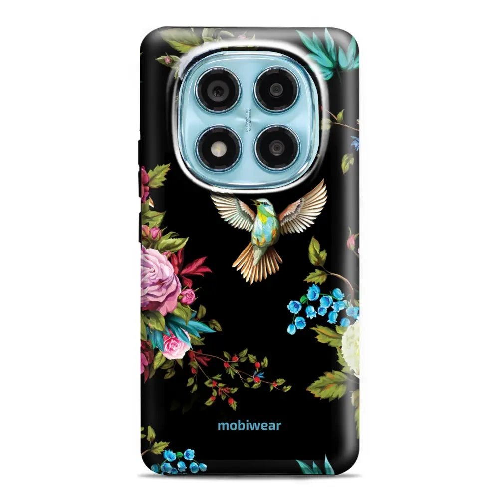 Odolný obal Mobiwear Elite Pro - Xiaomi Redmi Note 14 Pro 5G - ED09E Ptáček a květy