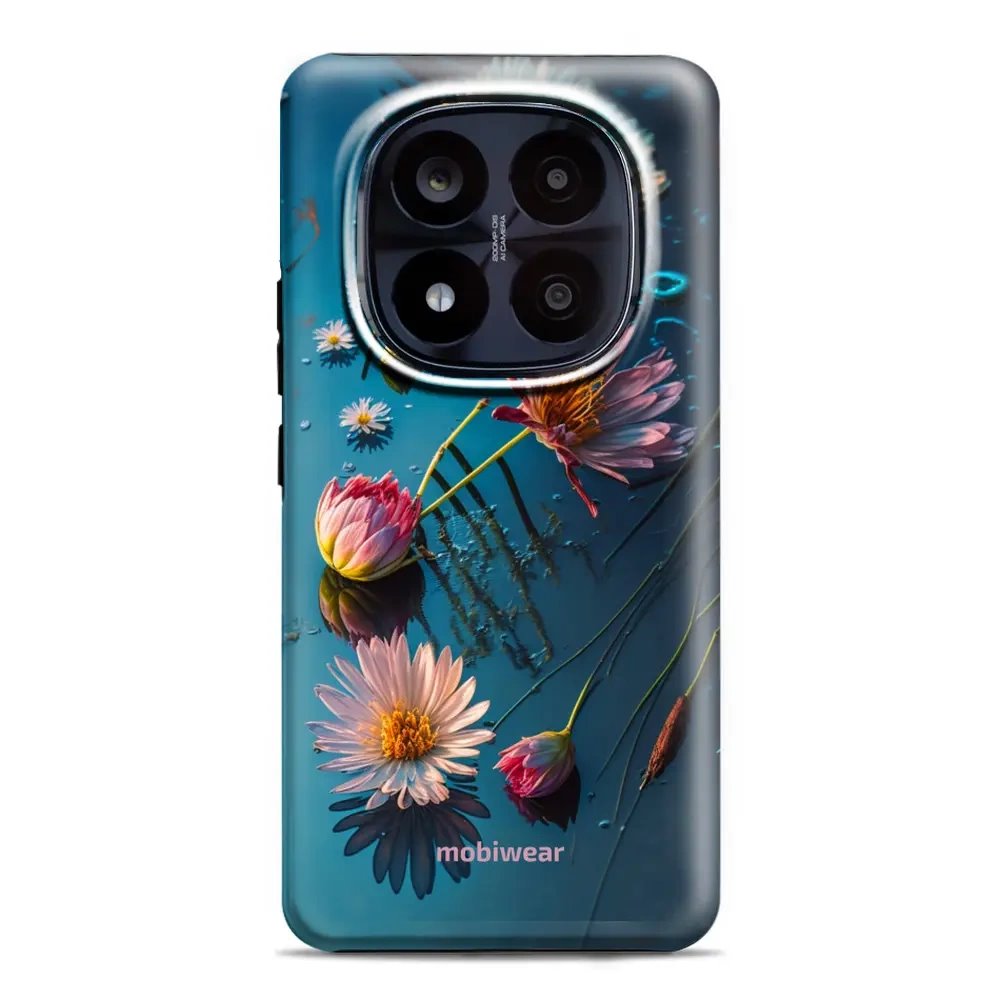 Odolný obal Mobiwear Elite Pro - Xiaomi Redmi Note 14 Pro Plus 5G - E013E Květy na hladině