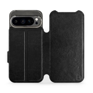 Flipové pouzdro Mobiwear - Google Pixel 9 Pro - Černé a šedé