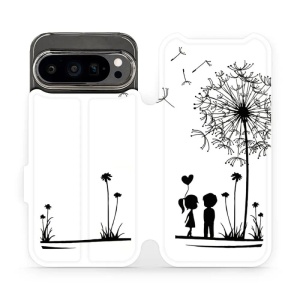 Flipové pouzdro Mobiwear - Google Pixel 9 Pro - MH16P Dvojice s pampeliškou