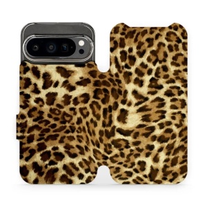 Flipové pouzdro Mobiwear - Google Pixel 9 Pro - VA33P Leopardí vzor