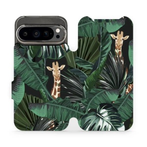 Flipové pouzdro Mobiwear - Google Pixel 9 Pro - VP06P Žirafky