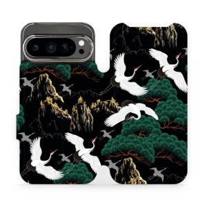 Flipové pouzdro Mobiwear - Google Pixel 9 Pro - VP16S Jeřábi