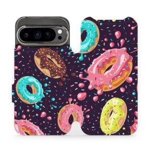 Flipové pouzdro Mobiwear - Google Pixel 9 Pro - VP19S Donutky