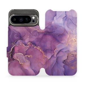 Flipové pouzdro Mobiwear - Google Pixel 9 Pro - VP20S Fialový mramor