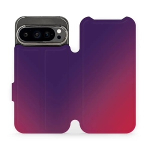 Flipové pouzdro Mobiwear - Google Pixel 9 Pro - VP67S Fialový a růžový odstín
