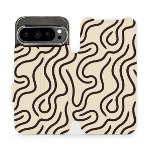 Flipové pouzdro Mobiwear - Google Pixel 9 Pro - VA60S Linky