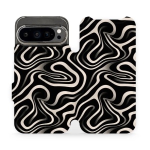 Flipové pouzdro Mobiwear - Google Pixel 9 Pro - VA63S Vlnky a linky