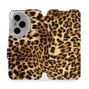 Flipové pouzdro Mobiwear - Honor 400 Pro - VA33P Leopardí vzor