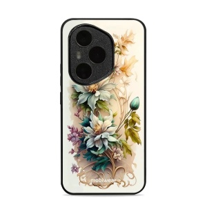 Lesklý kryt Mobiwear Glossy - Honor 400 Pro - G014G Krémové květy