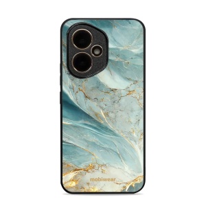 Lesklý kryt Mobiwear Glossy - Honor 400 - G022G Zelenkavý a zlatavý mramor