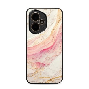 Lesklý kryt Mobiwear Glossy - Honor 400 - G027G - Růžový a zlatavý mramor