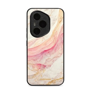 Lesklý kryt Mobiwear Glossy - Honor 400 Pro - G027G - Růžový a zlatavý mramor