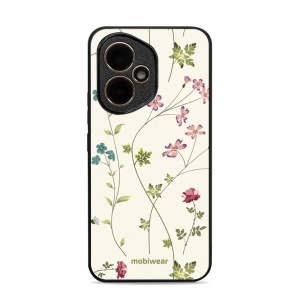 Lesklý kryt Mobiwear Glossy - Honor 400 - G035G - Tenké rostlinky s květy