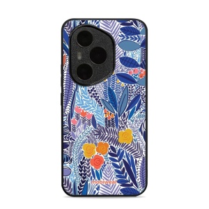 Lesklý kryt Mobiwear Glossy - Honor 400 Pro - G037G - Modrá květena