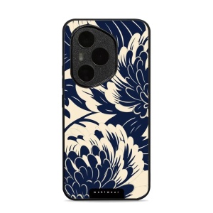 Lesklý kryt Mobiwear Glossy - Honor 400 Pro - GA40G Modré a béžové květy