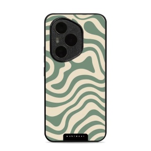 Lesklý kryt Mobiwear Glossy - Honor 400 Pro - GA57G Zelené a béžové zkrouceniny