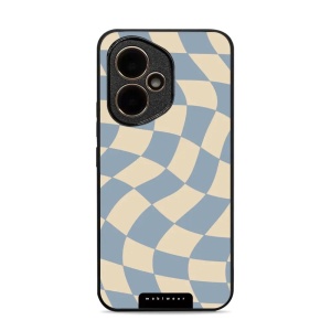 Lesklý kryt Mobiwear Glossy - Honor 400 - GA59G Modrá a béžová šachovnice