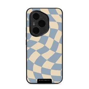 Lesklý kryt Mobiwear Glossy - Honor 400 Pro - GA59G Modrá a béžová šachovnice