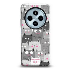 Odolný obal Mobiwear Elite Pro - Xiaomi Redmi 14C / Poco C75 - E099E Kočičky
