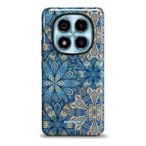 Odolný obal Mobiwear Elite Pro - Xiaomi Redmi Note 14 Pro 4G - E108E Modré mandala květy