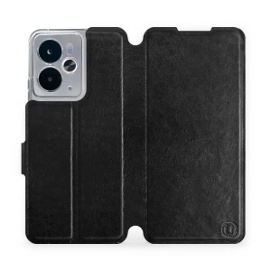 Flipové pouzdro Mobiwear - Realme 14T 5G - Černé a šedé