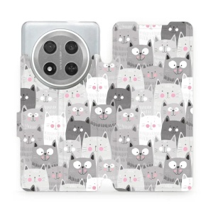 Flipové pouzdro Mobiwear - Honor Magic7 Lite 5G - M099P Kočičky