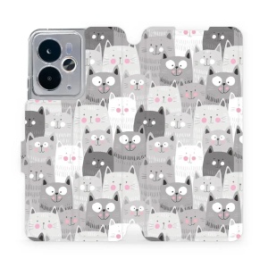 Flipové pouzdro Mobiwear - Realme 14T 5G - M099P Kočičky
