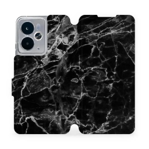 Flipové pouzdro Mobiwear - Realme 14 5G - V056P Černý mramor