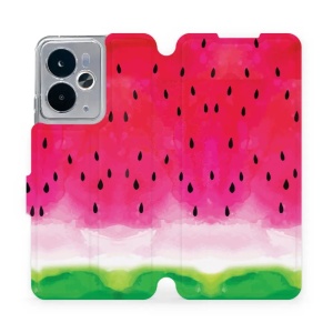 Flipové pouzdro Mobiwear - Realme 14 5G - V086S Melounek