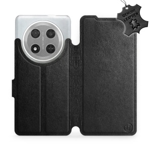 Kožené flip pouzdro Mobiwear - Honor Magic7 Lite 5G - Černé