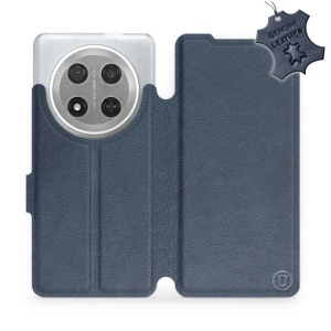 Kožené flip pouzdro Mobiwear - Honor Magic7 Lite 5G - Modré