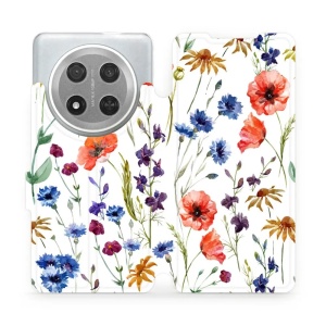 Flipové pouzdro Mobiwear - Honor Magic7 Lite 5G - MP04S Luční kvítí